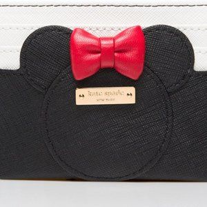 Kate Spade Black and Red Key & Card Holder
